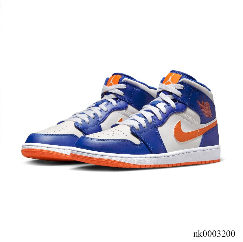 Air Jordan 1 Mid Knicks Shoes Sneakers
