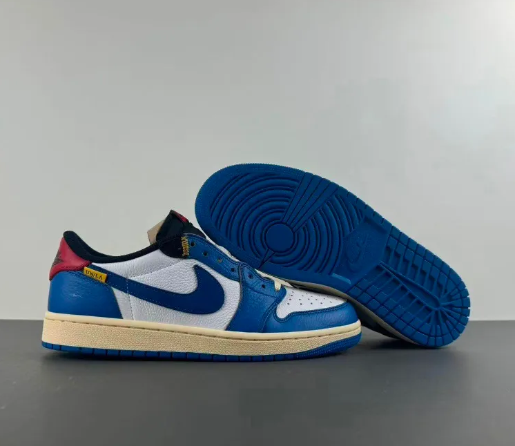 Union LA x AJ 1 Low OG Storm Blue Shoes Sneakers
