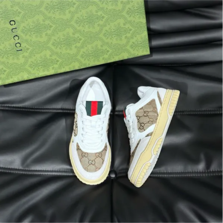 GG Re-Web Sneaker ‘GG Canvas – White Beige’ Shoes Sneakers