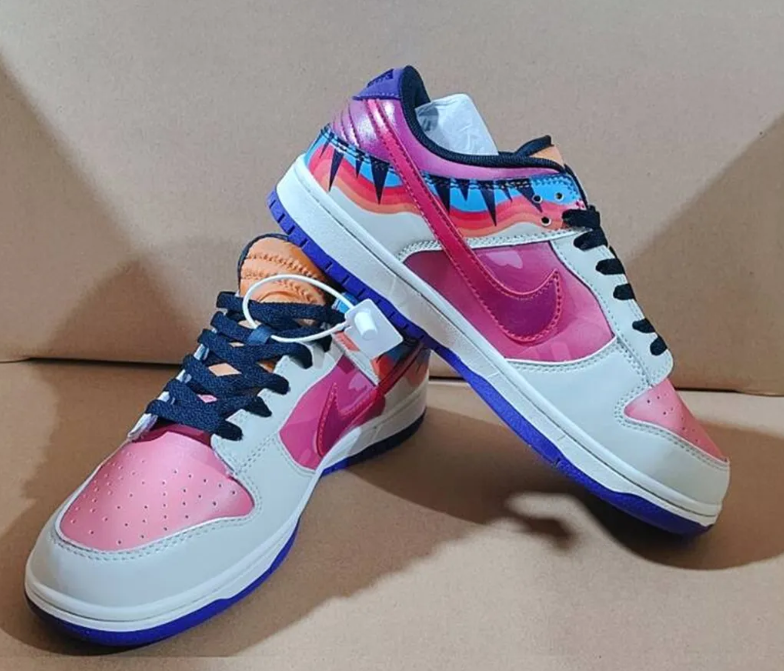 Kanye West x Dunk Low “Graduation” Customs Shoes Sneakers
