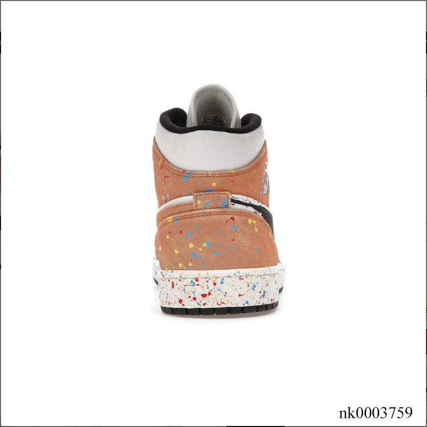 Air Jordan 1 Mid SE Brushstroke Shoes Sneakers