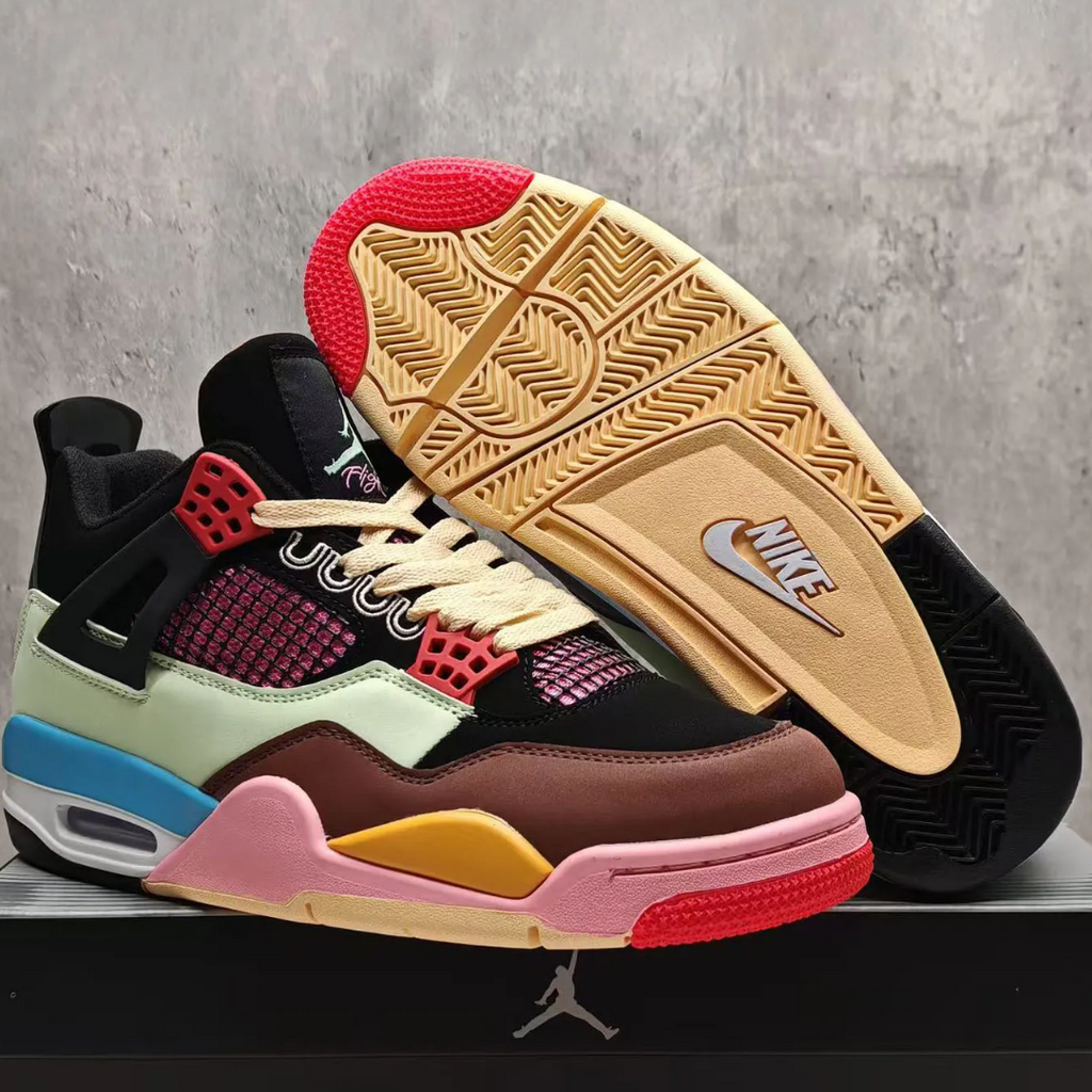 J Balvin x Air Jordan 4 Multicolor Shoes Sneakers