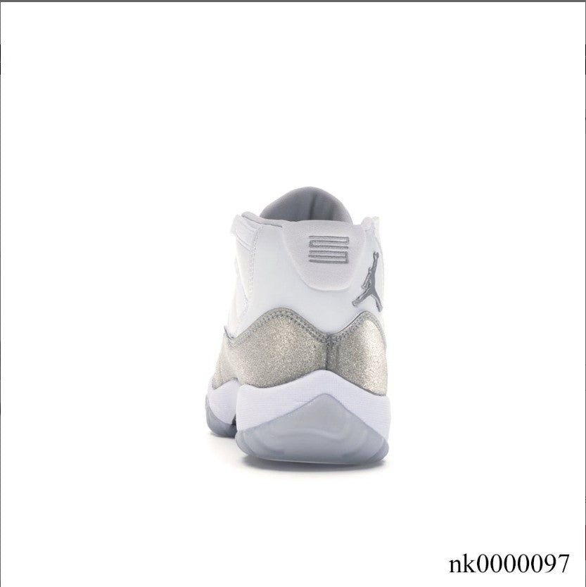 Air Jordan 11 Retro White Metallic Silver Shoes Sneakers