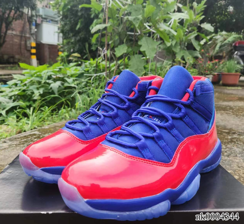Air Jordan 11 Blue Red Shoes Sneakers