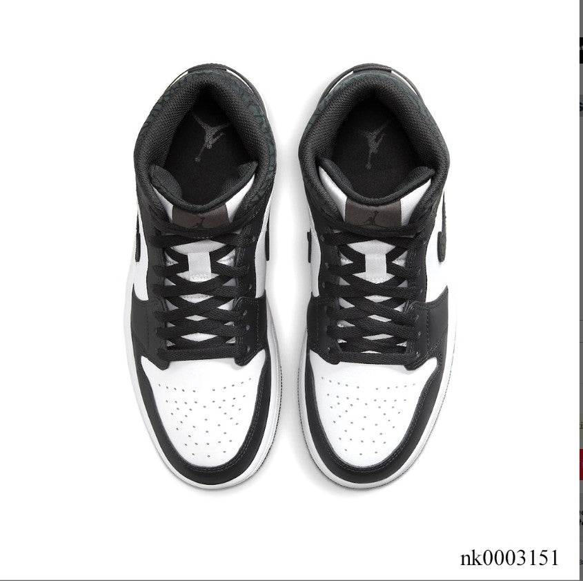 Air Jordan 1 Mid SE Panda Elephant Shoes Sneakers
