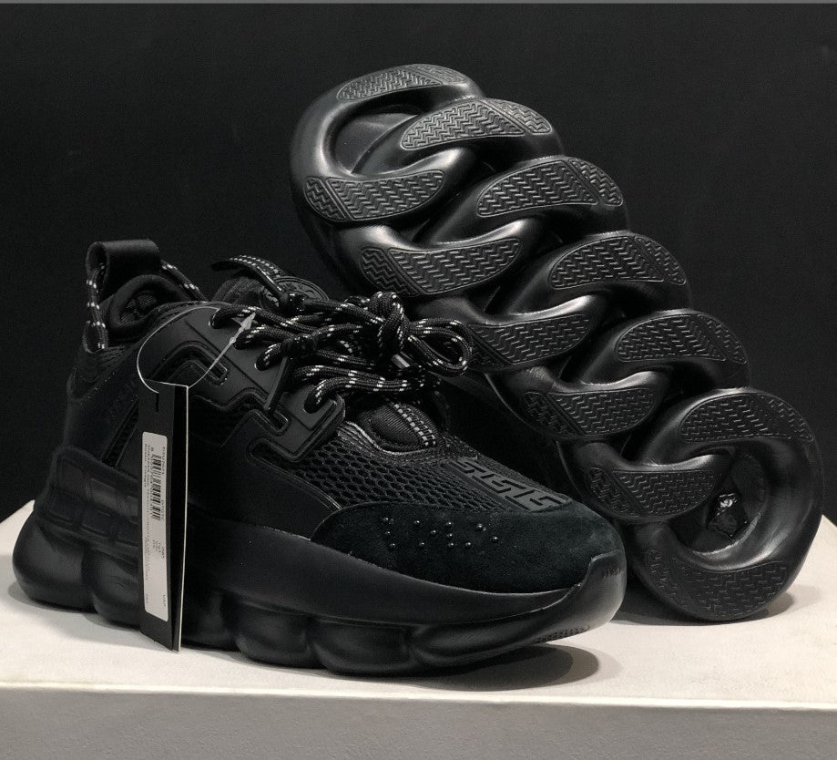 Chain Reaction Full Black Shoes Sneakers 1