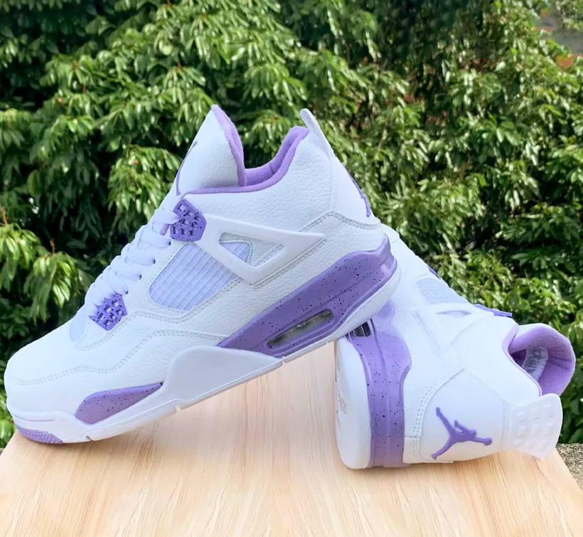 Air Jordan 4 Purple Oreo Shoes Sneakers