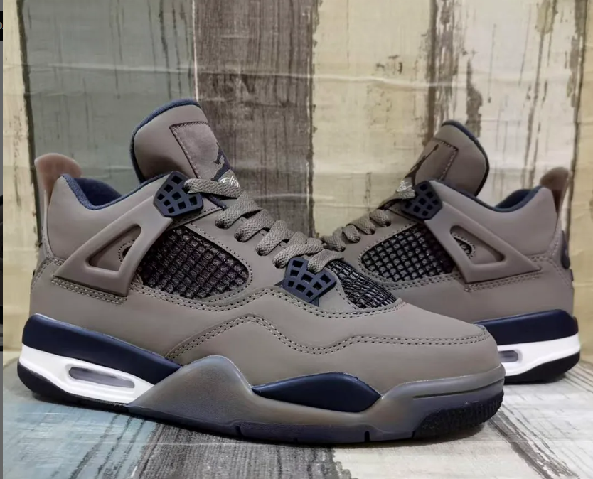Air Jordan 4 Retro Cave Stone Shoes Sneakers