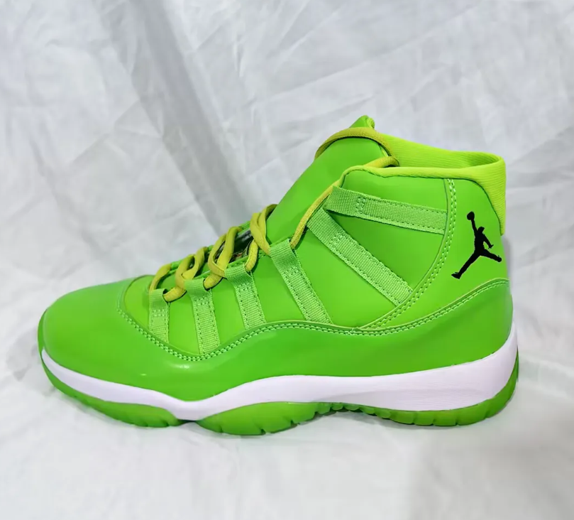 Air Jordan 11 Green Neon Shoes Sneaker