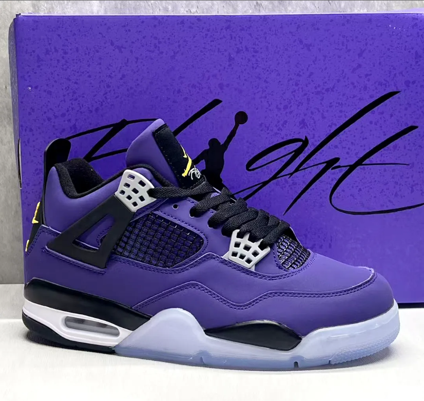Air Jordan 4 Lakers Shoes Sneakers