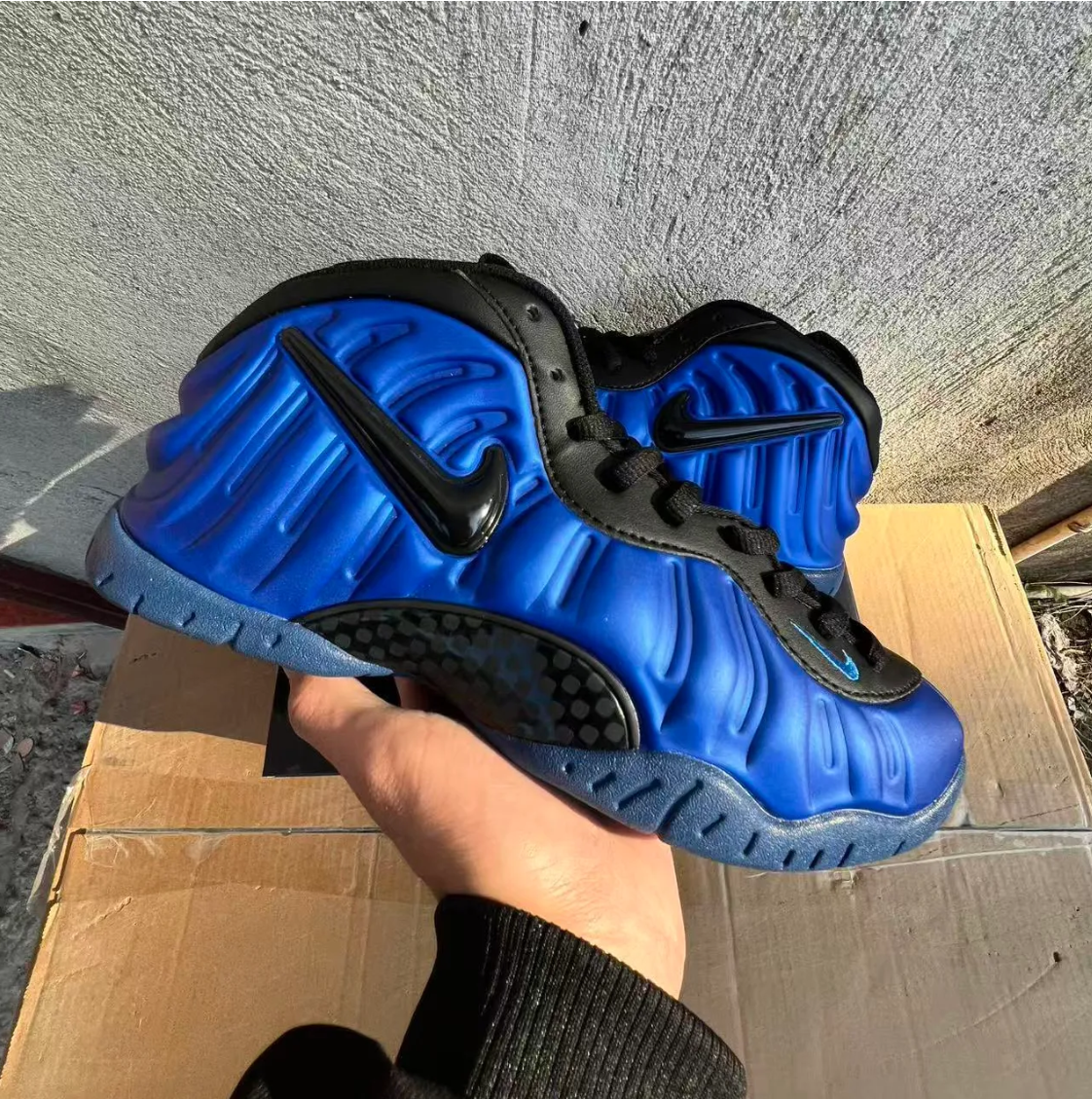 Air Foamposite Pro Hyper Cobalt Shoes Sneakers
