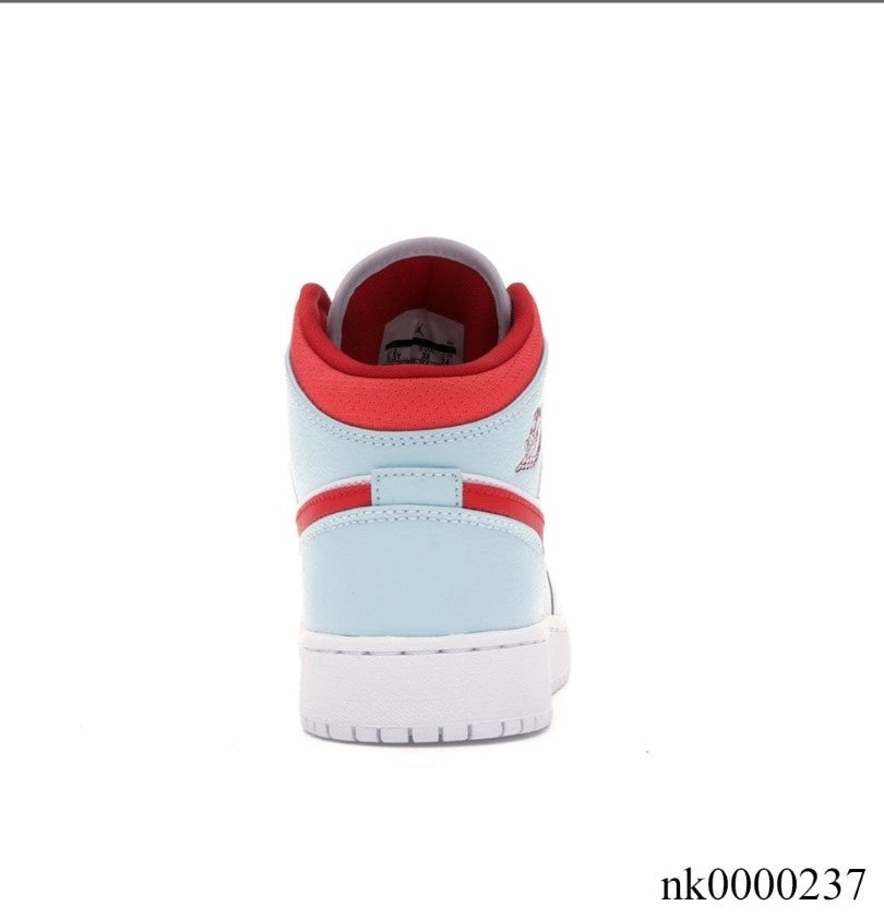 Air Jordan 1 Mid White Topaz Mist (GS) Shoes Sneakers