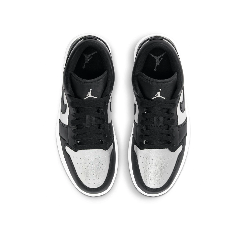 Air Jordan 1 Low Silver Toe Shoes Sneakers