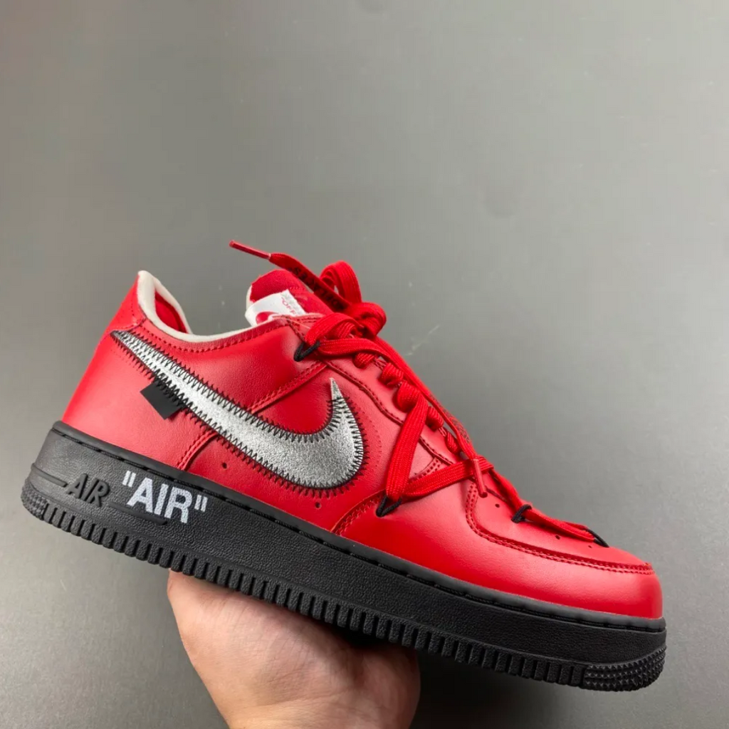 OW x Air Force 1 Low Crimson Sample Shoes Sneaker