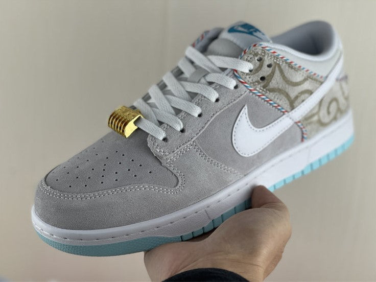Dunk Low Barbershop Grey Shoes Sneakers