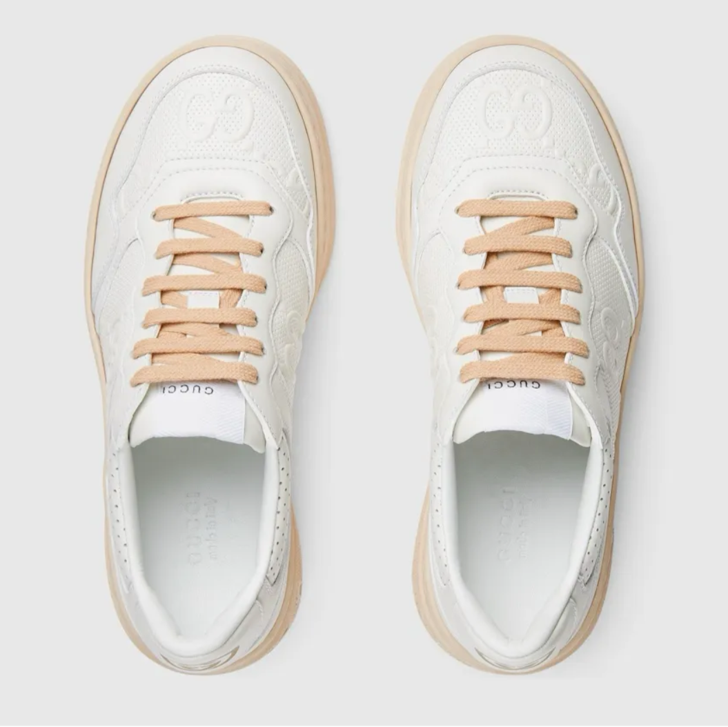 GG Embossed Leather Shoes Sneakers