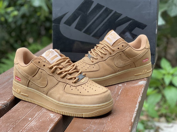Air Force 1 Low SP Supreme Wheat Shoes Sneakers