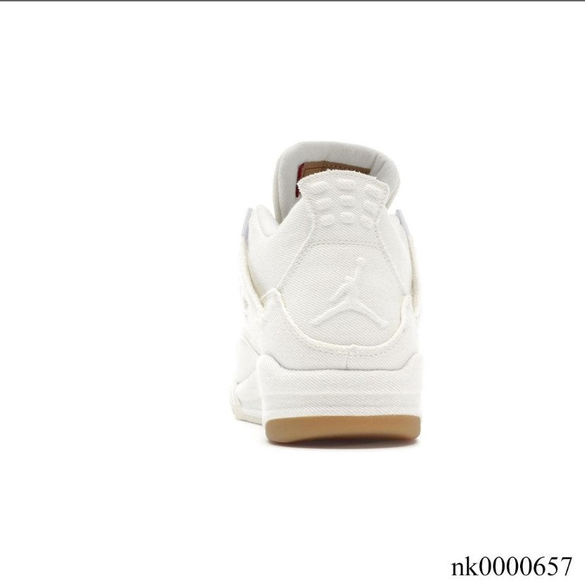 Air Jordan 4 Retro Levi’s White (Levi’s Tag) Shoes