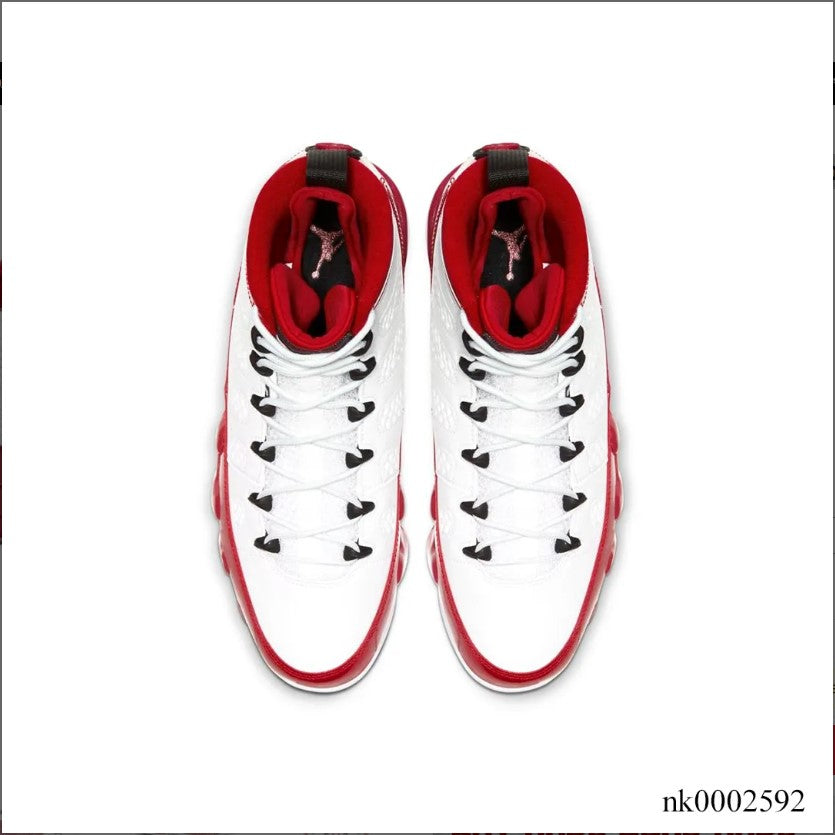 Air Jordan 9 Retro White Gym Red Shoes Sneakers