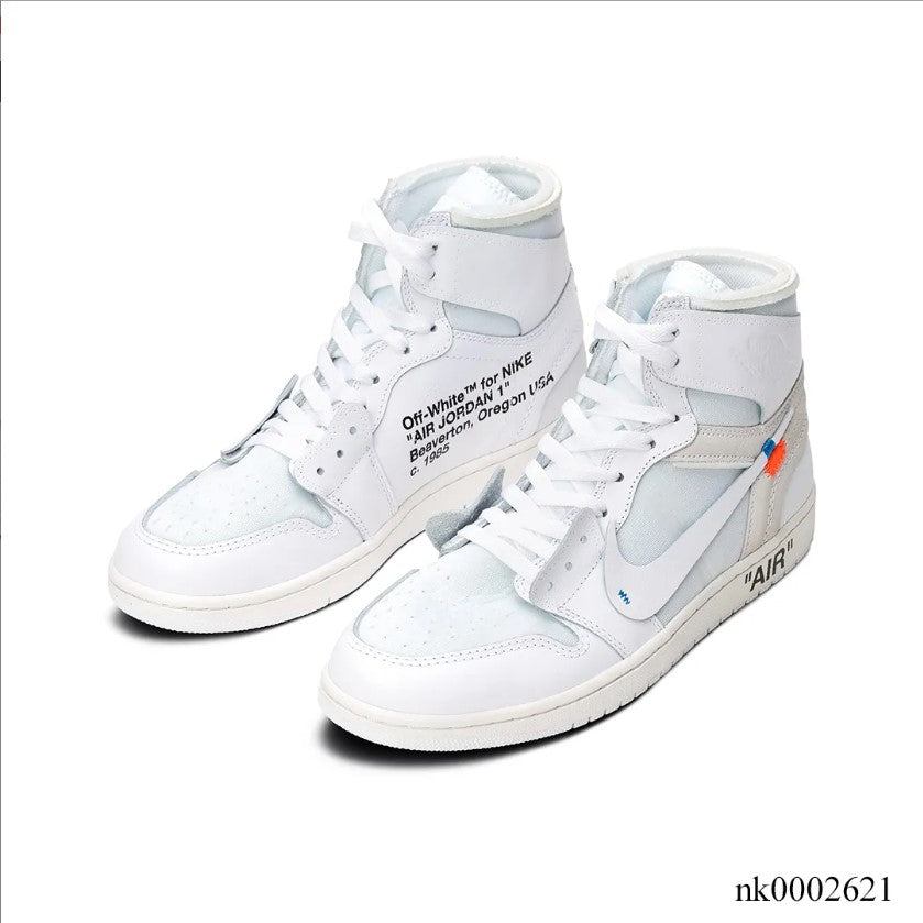 OFF-WHITE x Air Jordan 1 High White Shoes Sneakers