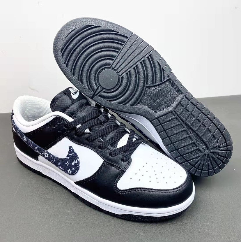 Dunk Low Black Paisley Shoes Sneakers