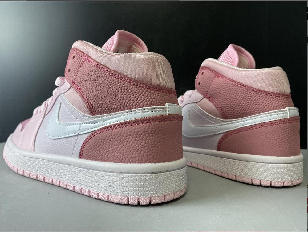 Air Jordan 1 Mid Digital Pink (W) Shoes Sneakers
