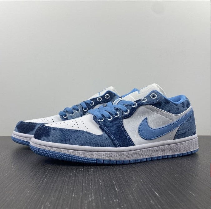 Air Jordan 1 Low Washed Denim Shoes Sneakers