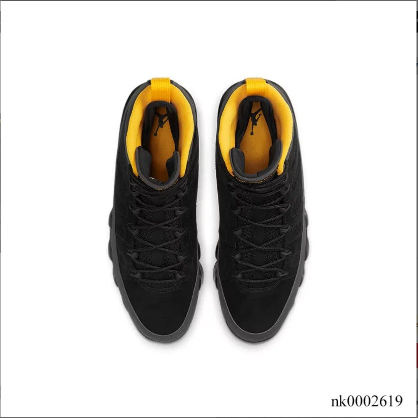 Air Jordan 9 Dark Charcoal University Gold Shoes Sneakers