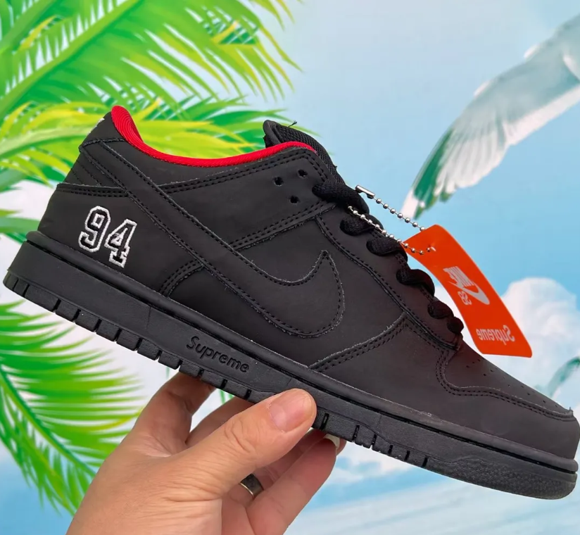 SUP x Dunk Low SB Black Shoes Sneakers