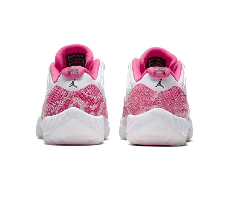 AJ 11 Low Pink Snakeskin Shoes Sneakers