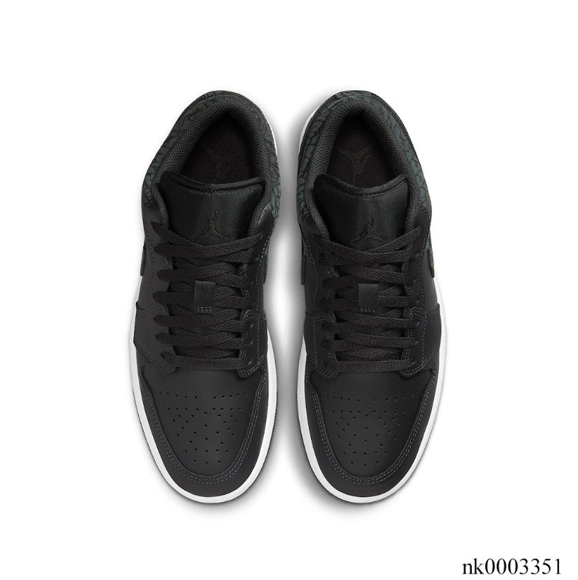 Air Jordan 1 Low SE Black Elephant Shoes Sneakers