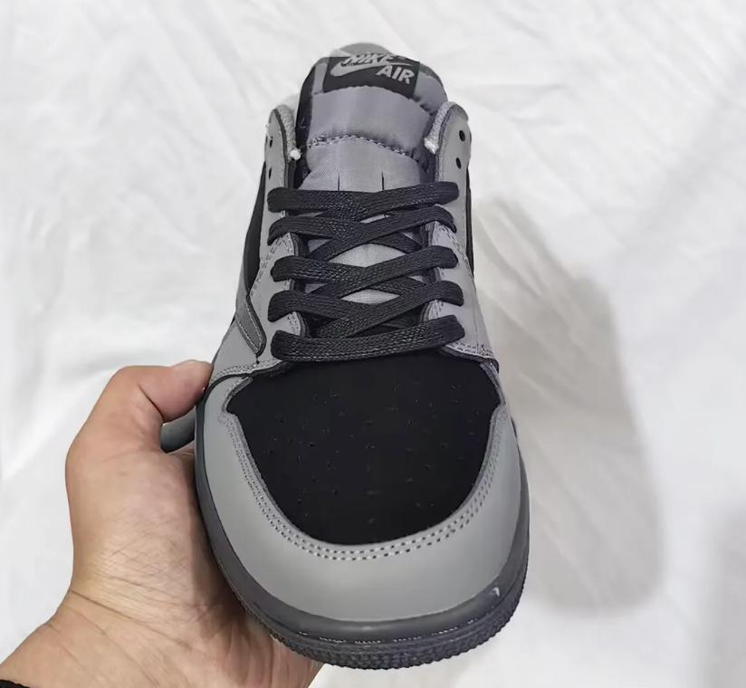 Travis Scott x AJ 1 Low Black Grey Shoes Sneaker