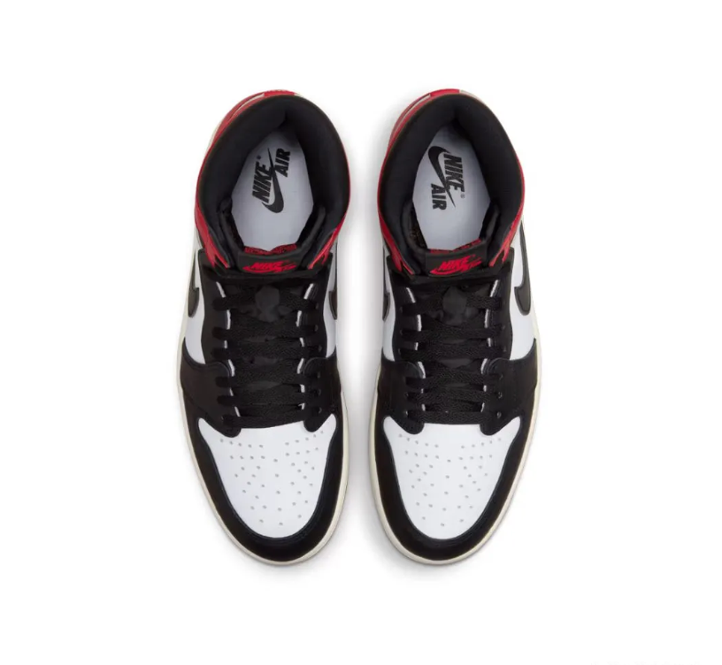 Air Jordan 1 High OG Black Toe Reimagined Shoes Sneakers