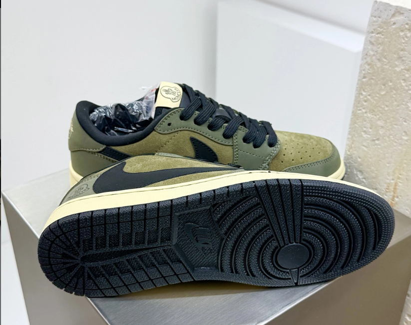 Air Jordan 1 Low x Travis Scott x Moncler Shoes Sneakers