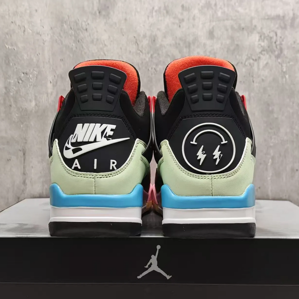 J Balvin x Air Jordan 4 Multicolor Shoes Sneakers