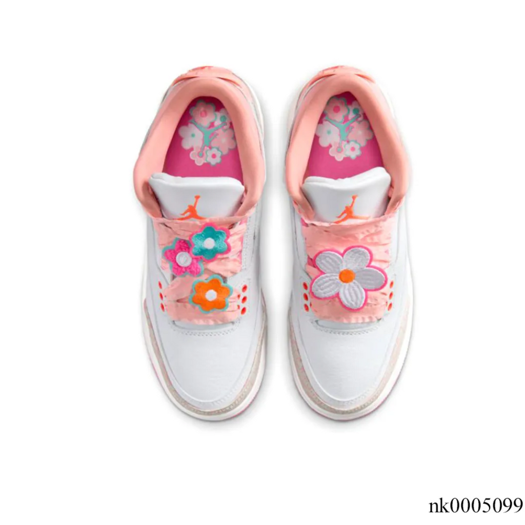 Air Jordan 3 Spring Flowers Shoes Sneakers