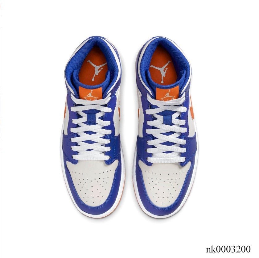 Air Jordan 1 Mid Knicks Shoes Sneakers