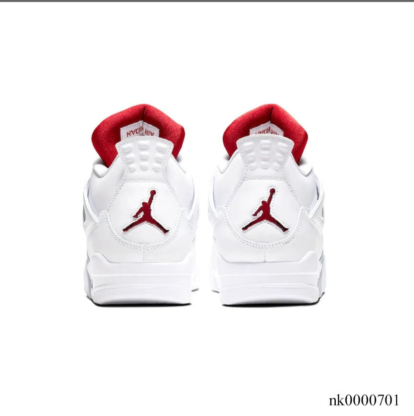 Air Jordan 4 Retro Metallic Red Shoes Sneakers (Big Size Available)