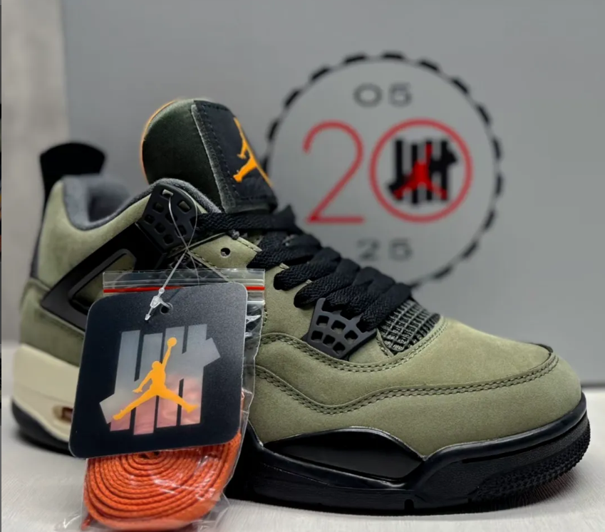 Undefeated xAir Jordan 4 Shoes Sneakers