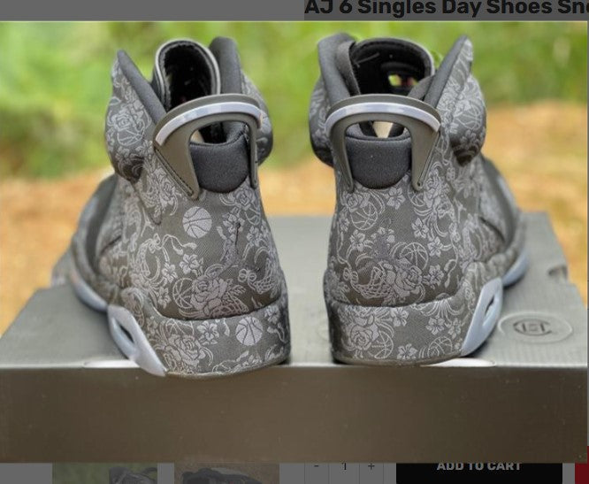 Air Jordan 6 Singles Day Shoes Sneakers