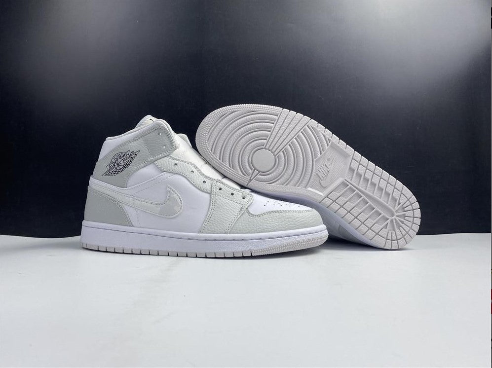 Air Jordan 1 Mid Grey Camo Shoes Sneakers