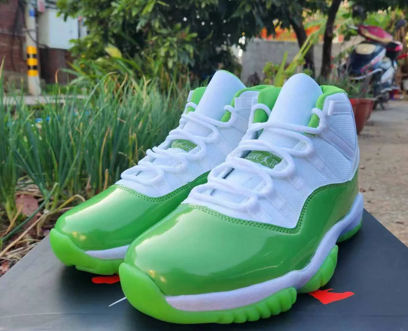 Air Jordan 11 Lime Green Shoes Sneakers
