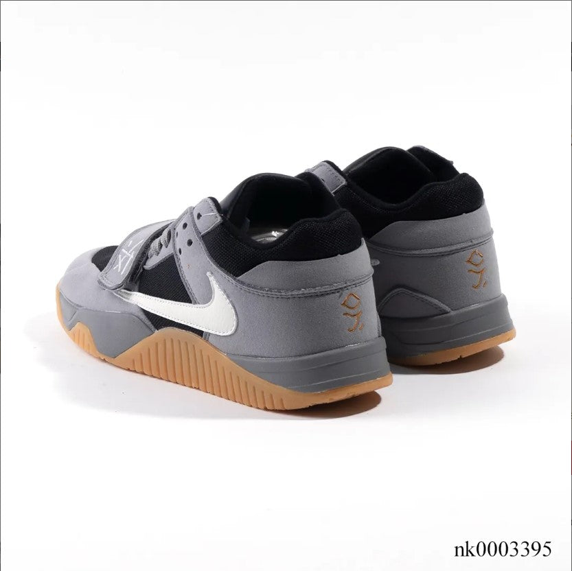 Travis Scott x Jumpman Jack Grey Black Gum Shoes Sneakers