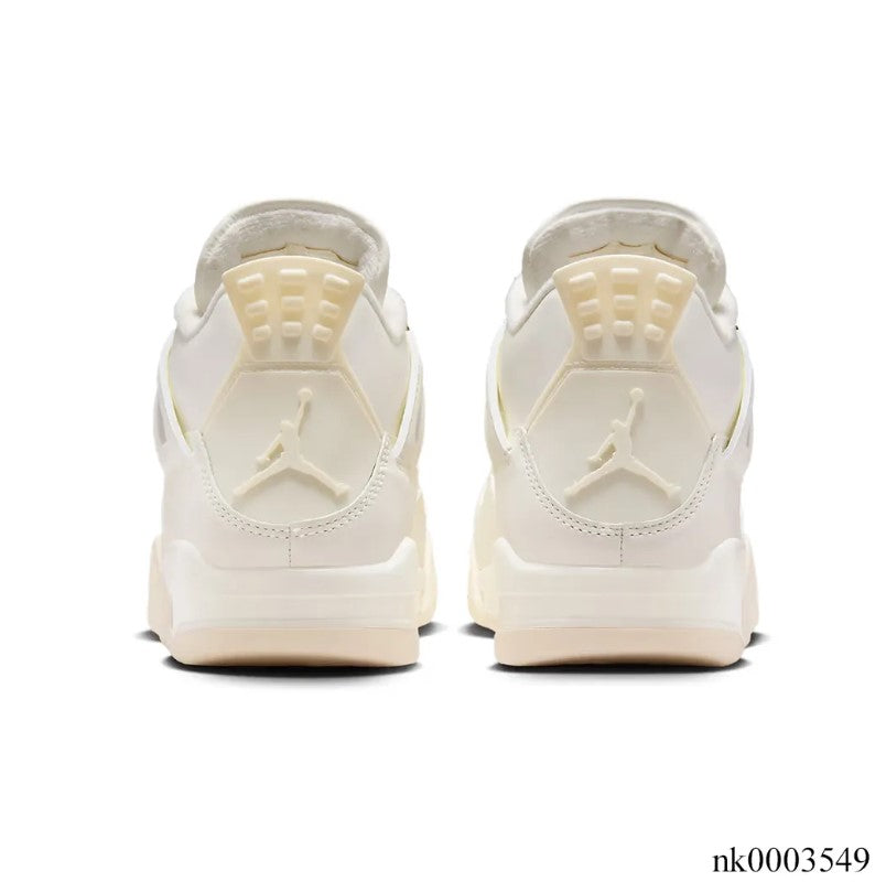 Air Jordan 4 Sail Metallic Gold Shoes Sneakers