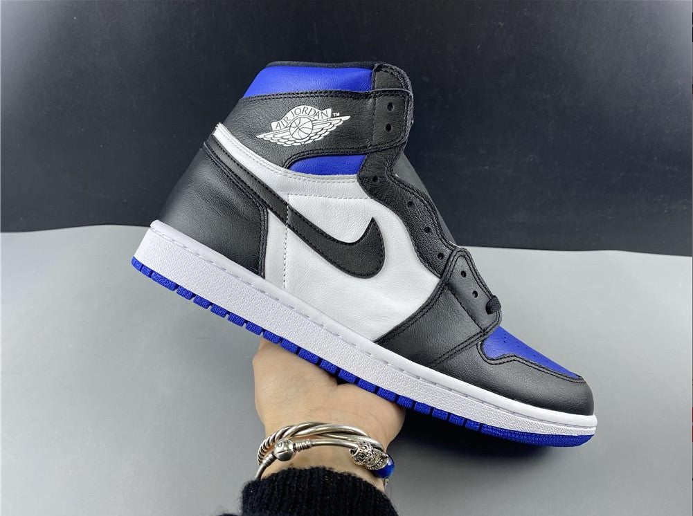Air Jordan 1 Retro High Black Game Royal Shoes Sneakers
