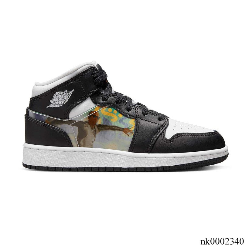 Air Jordan 1 Mid Hologram Shoes Sneakers