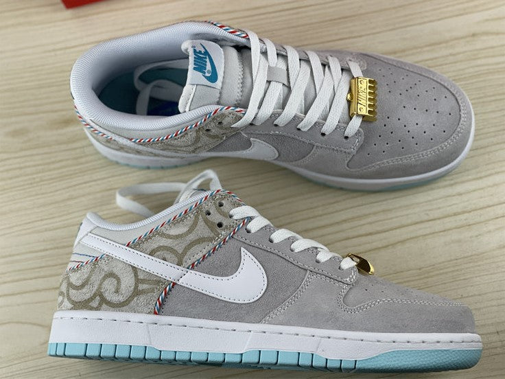 Dunk Low Barbershop Grey Shoes Sneakers
