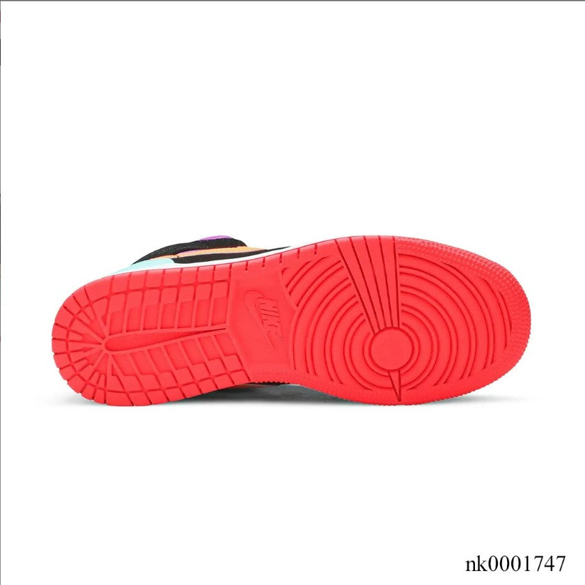 Air Jordan 1 Mid Multi-Color Shoes Sneakers