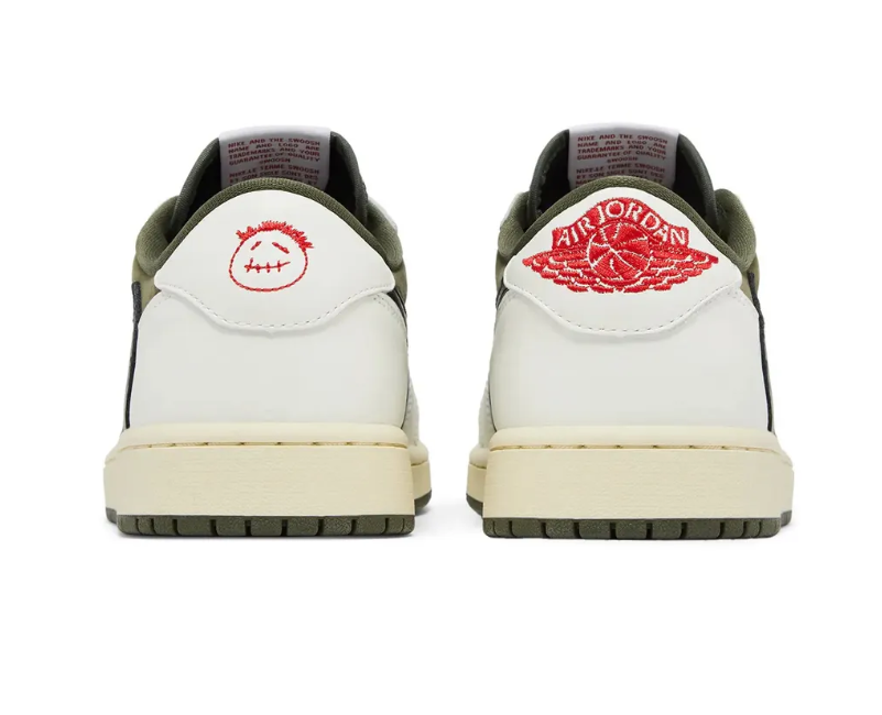 Travis Scott x AJ 1 Low Medium Olive Shoes Sneakers
