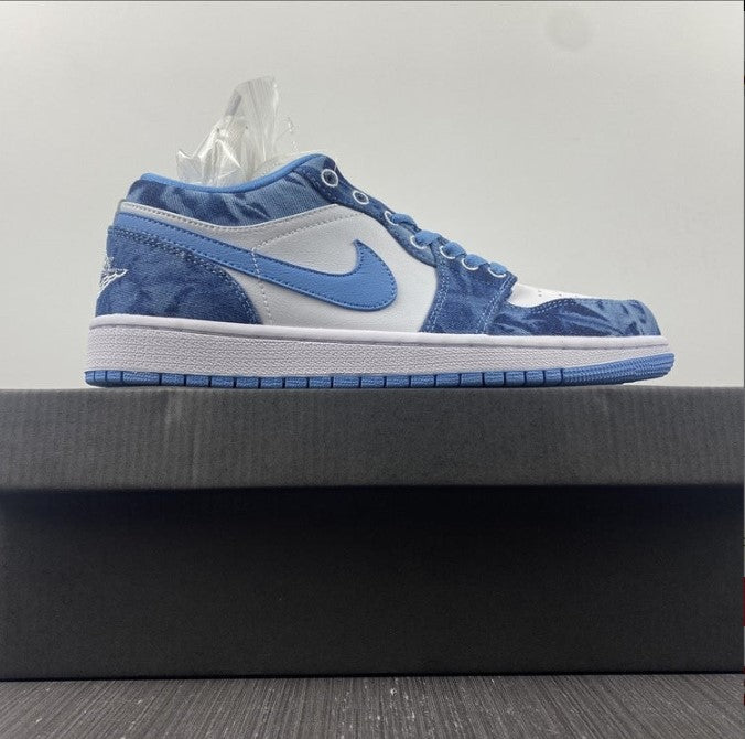 Air Jordan 1 Low Washed Denim Shoes Sneakers